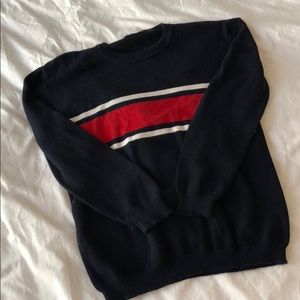 Brandy Melville Navy Red Striped Sweater / OS